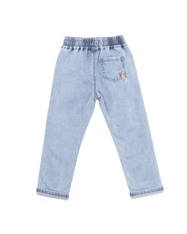Bebe - Flossy Knit Denim Pull on Jeans